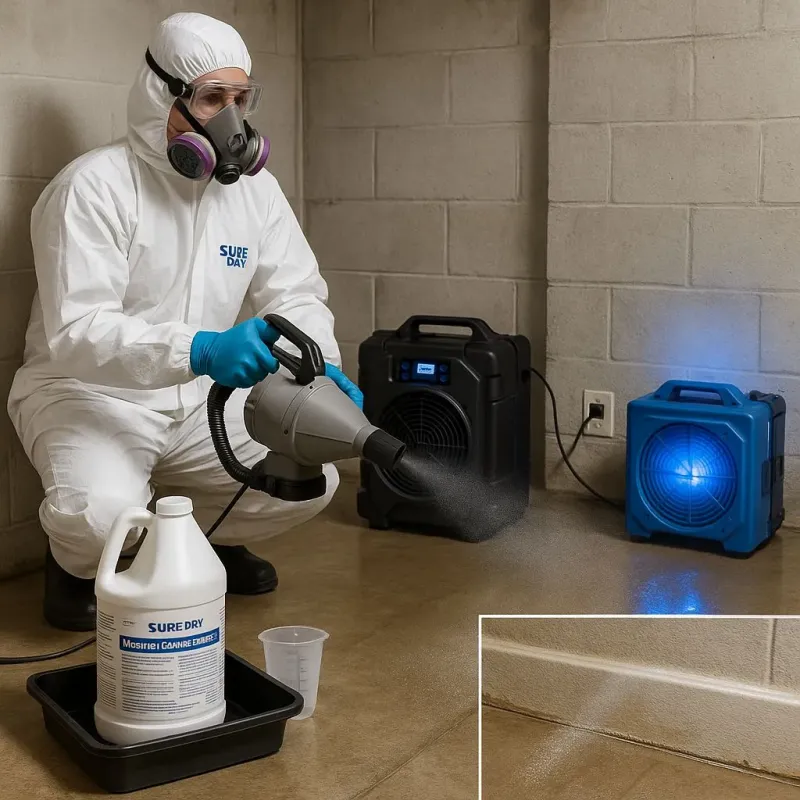 Sanitization and Odor Removal process in Mount Pleasant, WI