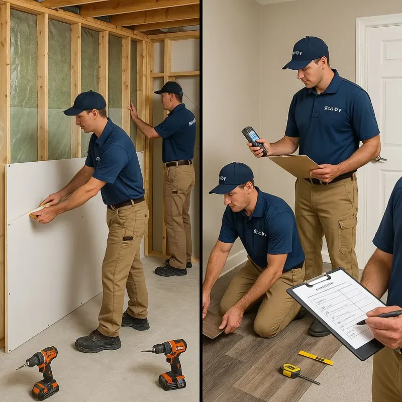 Repairs and Reconstruction process in Mount Pleasant, WI